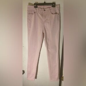 Pink skinny jeans
